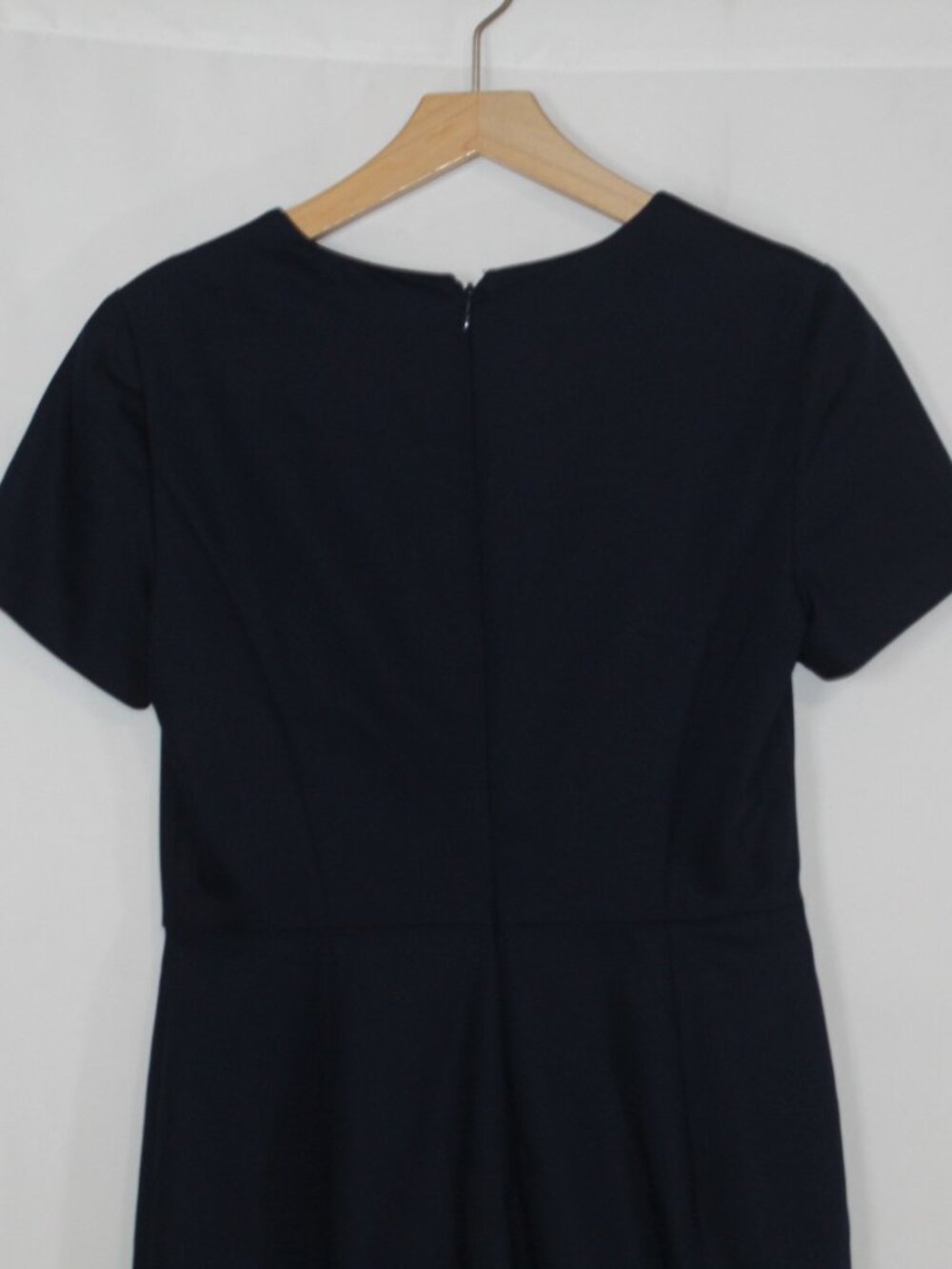 J.Crew navy sheath knee length career wear dress office size 4 - Picture 8 of 11